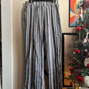 Striped Wide Leg Pants